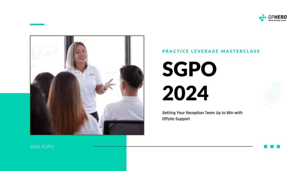SGPO 2024 Practice Leverage Masterclass