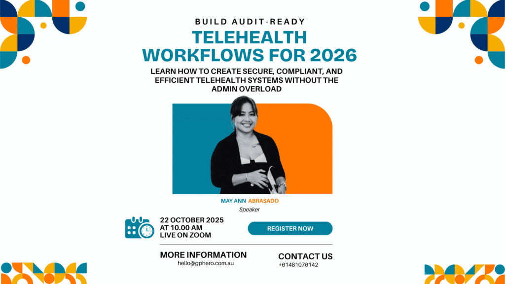 October Webinar - Build Audit-Ready Telehealth Workflows for 2026 by GP Hero